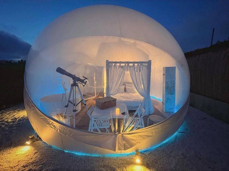 Hotel Burbujas Astronomicas Albarari Sanxenxo Exteriér fotografie