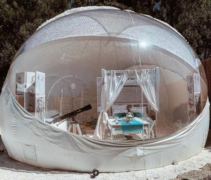 Hotel Burbujas Astronomicas Albarari Sanxenxo Exteriér fotografie
