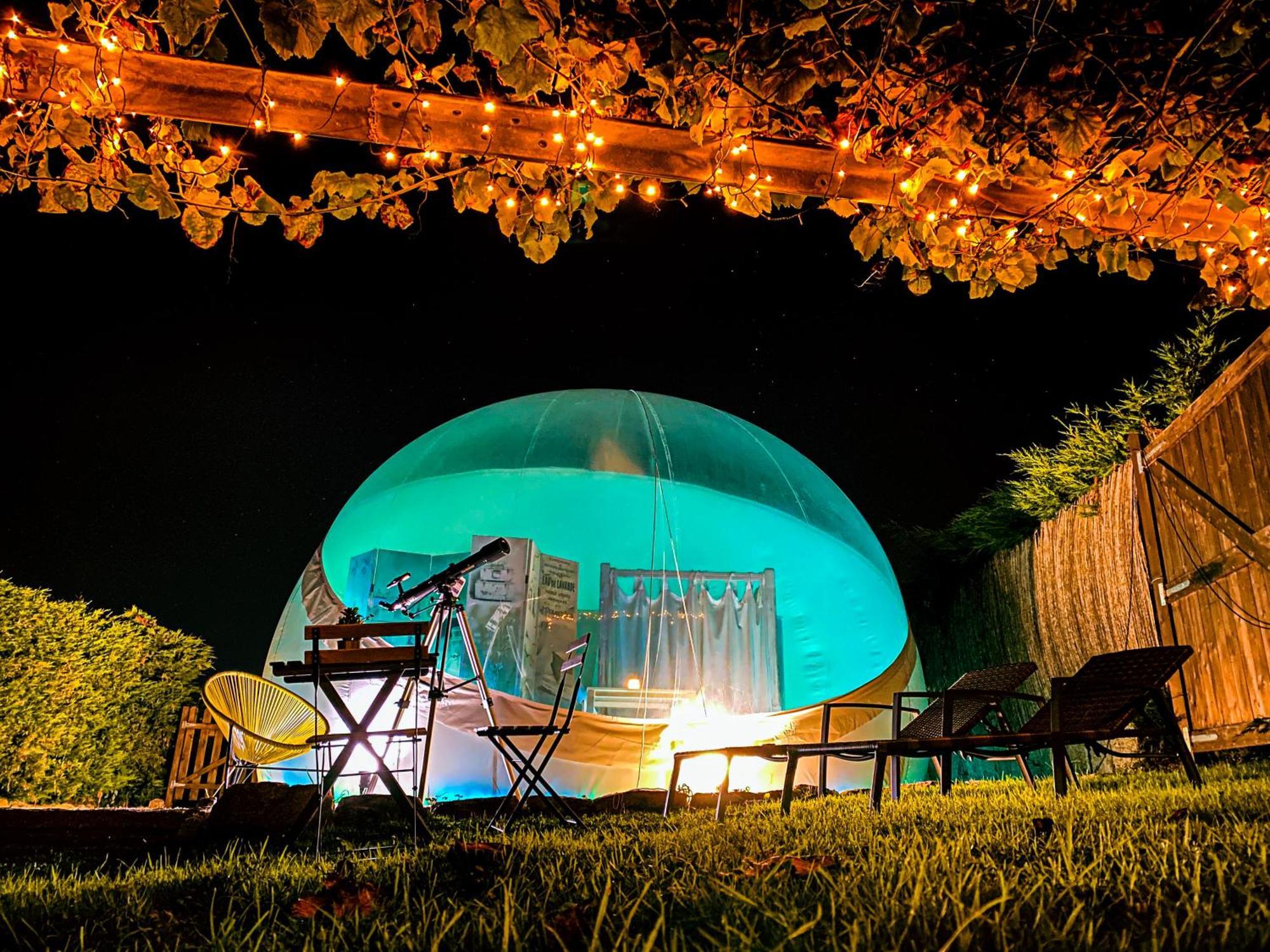 Hotel Burbujas Astronomicas Albarari Sanxenxo Exteriér fotografie